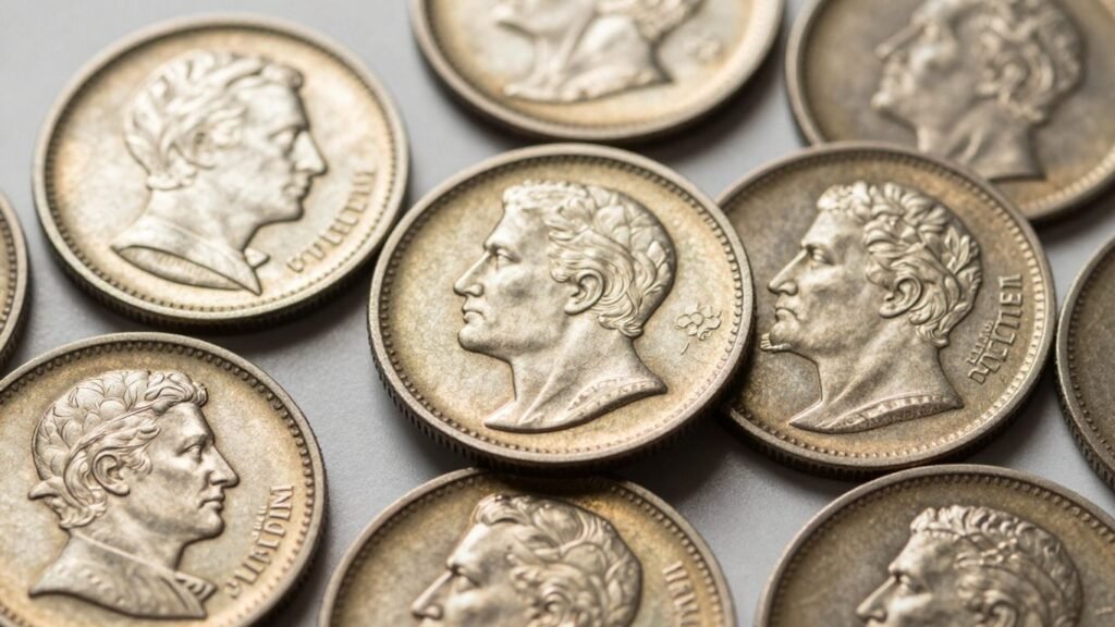 Collection of rare doubled die coins