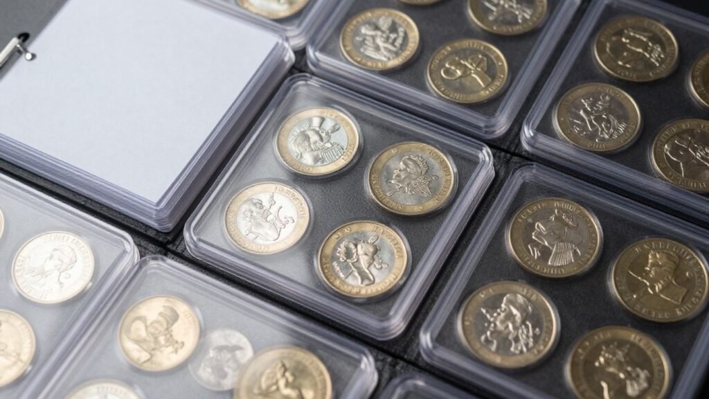 Coin collection storage solutions